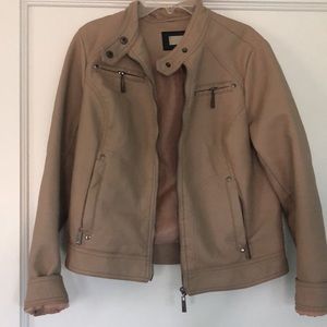 Fake leather jacket